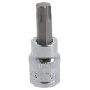 T50 Male Torx Bit Star Socket 3/8" Drive Standard Internal Chrome Vanadium Steel