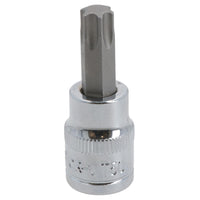 T50 Male Torx Bit Star Socket 3/8" Drive Standard Internal Chrome Vanadium Steel