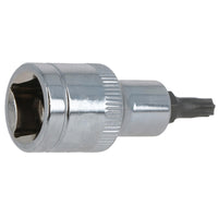 T27 Außen-Torx-Bit Stern-Steckschlüssel 1/2 Zoll Antrieb Standard Innen Chrom-Vanadium-Stahl