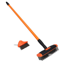 3 In 1 Garden Patio Weed + Moss Weeder Weeding Removal Remover Brush Tool