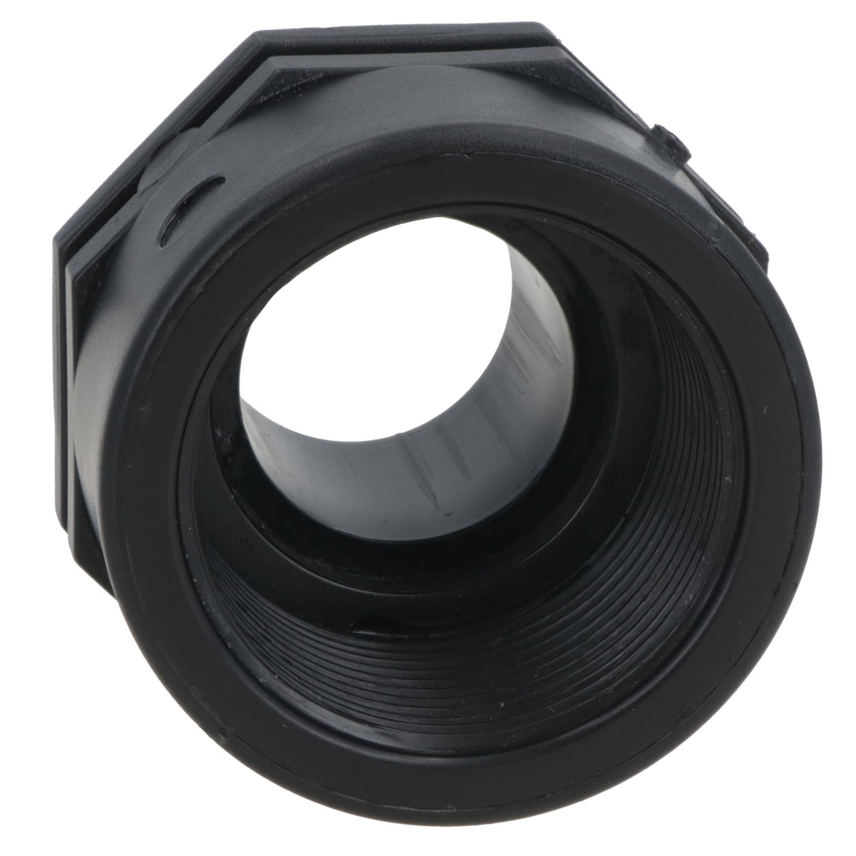 Polypropylene PP Threaded Reducing Socket Female – Male 1-1/2in – 1-1/4in BSP