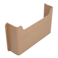 Pochette de rangement en plastique beige pour porte de placard de conversion de camping-car