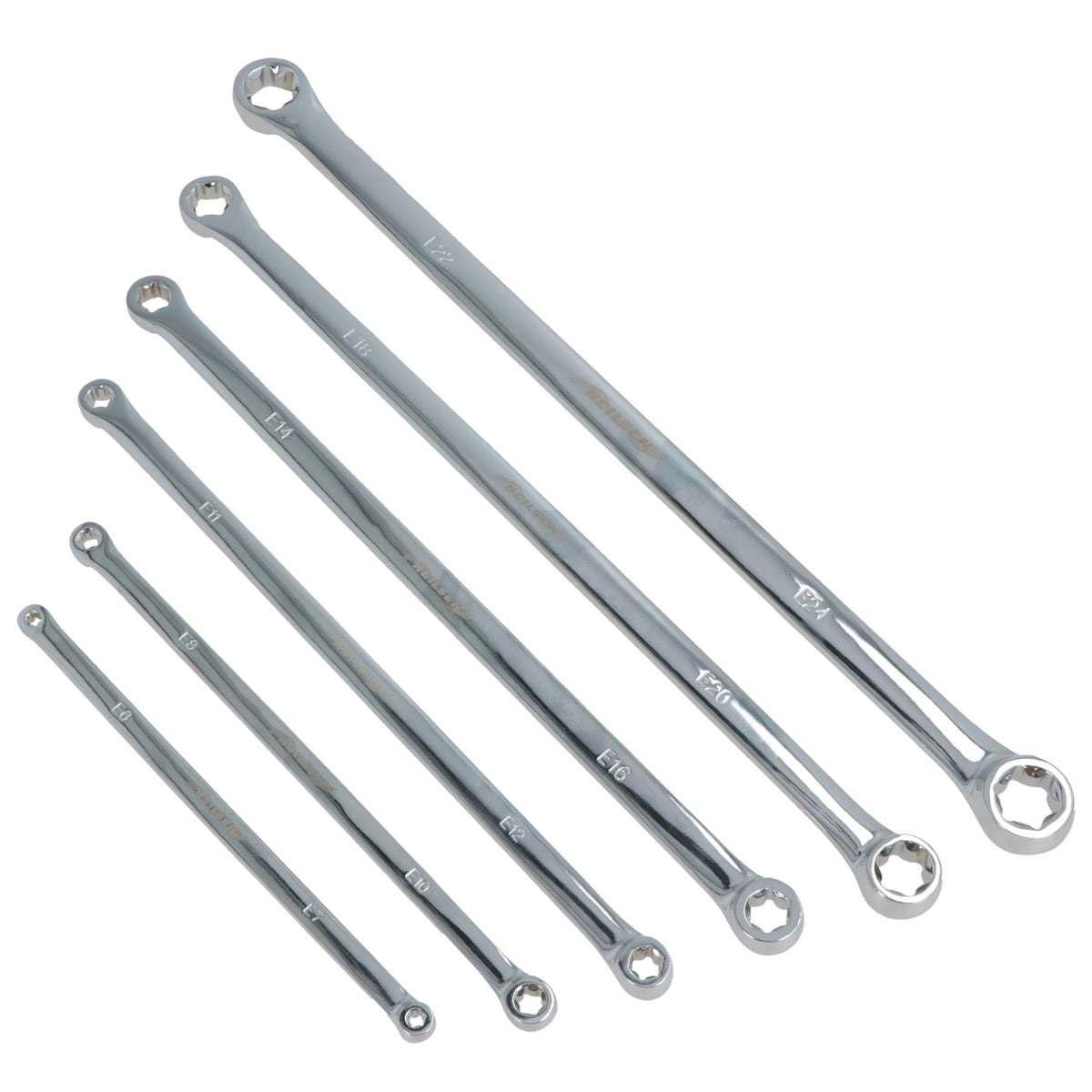6pc Extra Long Torx Star Spanner Wrench Set Double Ended E6 – E24 12 Sizes
