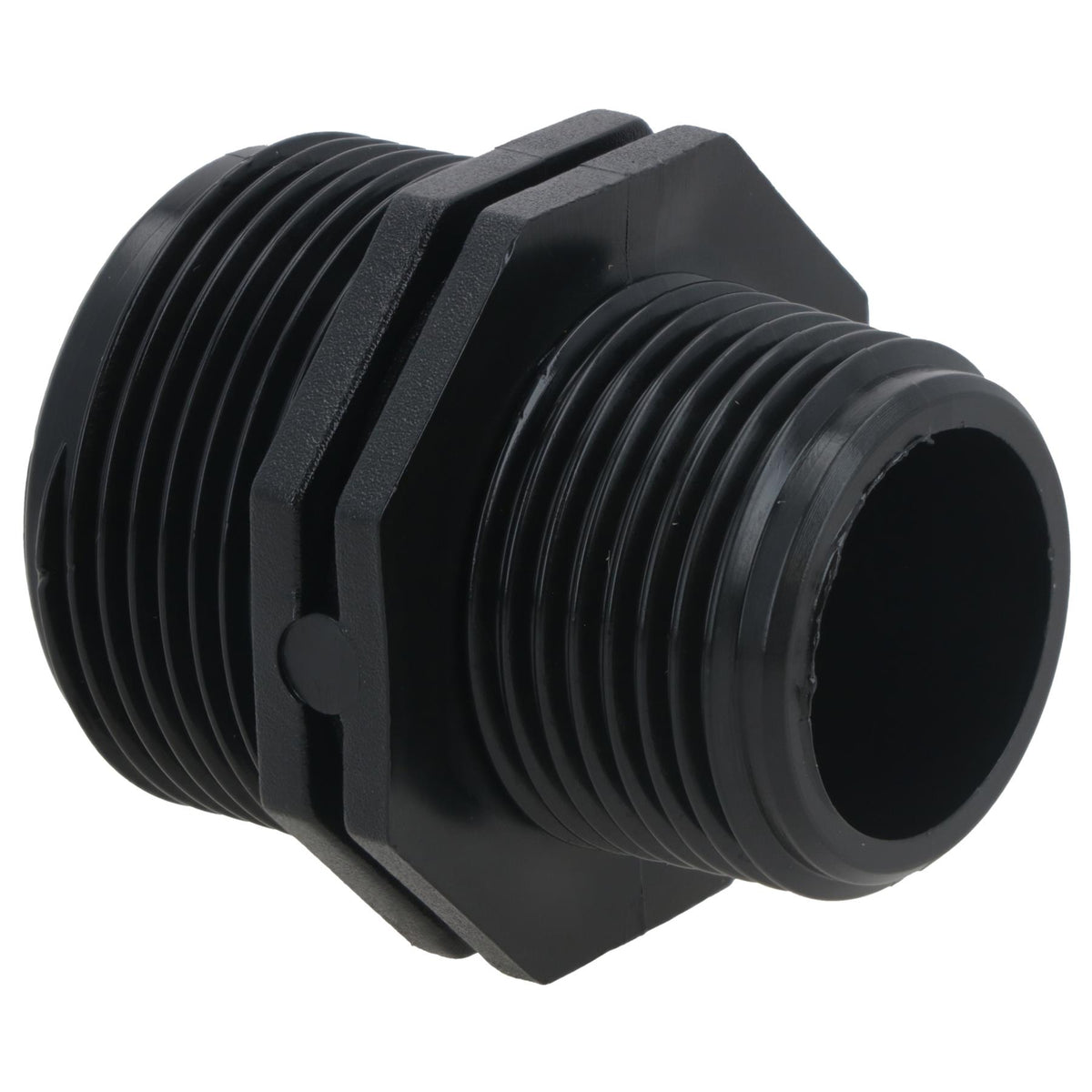Polypropylene PP Male Threaded Pipe Reducing Nipple 1-1/4in x 1in BSP