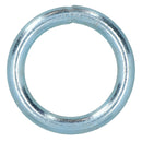 10mm x 50mm Steel Round O Rings Welded Zinc Plated 4 Pack DK35