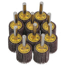 25mm 120 Grit Abrasive Flap Wheel Discs Sanding Rust Removal 6mm Shank