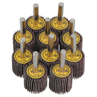 25mm 120 Grit Abrasive Flap Wheel Discs Sanding Rust Removal 6mm Shank