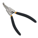 Individual Circlip Plier External Bent 7" / 180mm with dipped handle