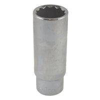 17mm 3/8" Drive Double Deep Metric Socket Double Hex / 12 Sided