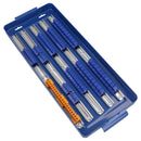 Steckschlüssel- und Schraubendreherhalter 1/4, 3/8, 1/2 Antrieb 110-teilig AT624