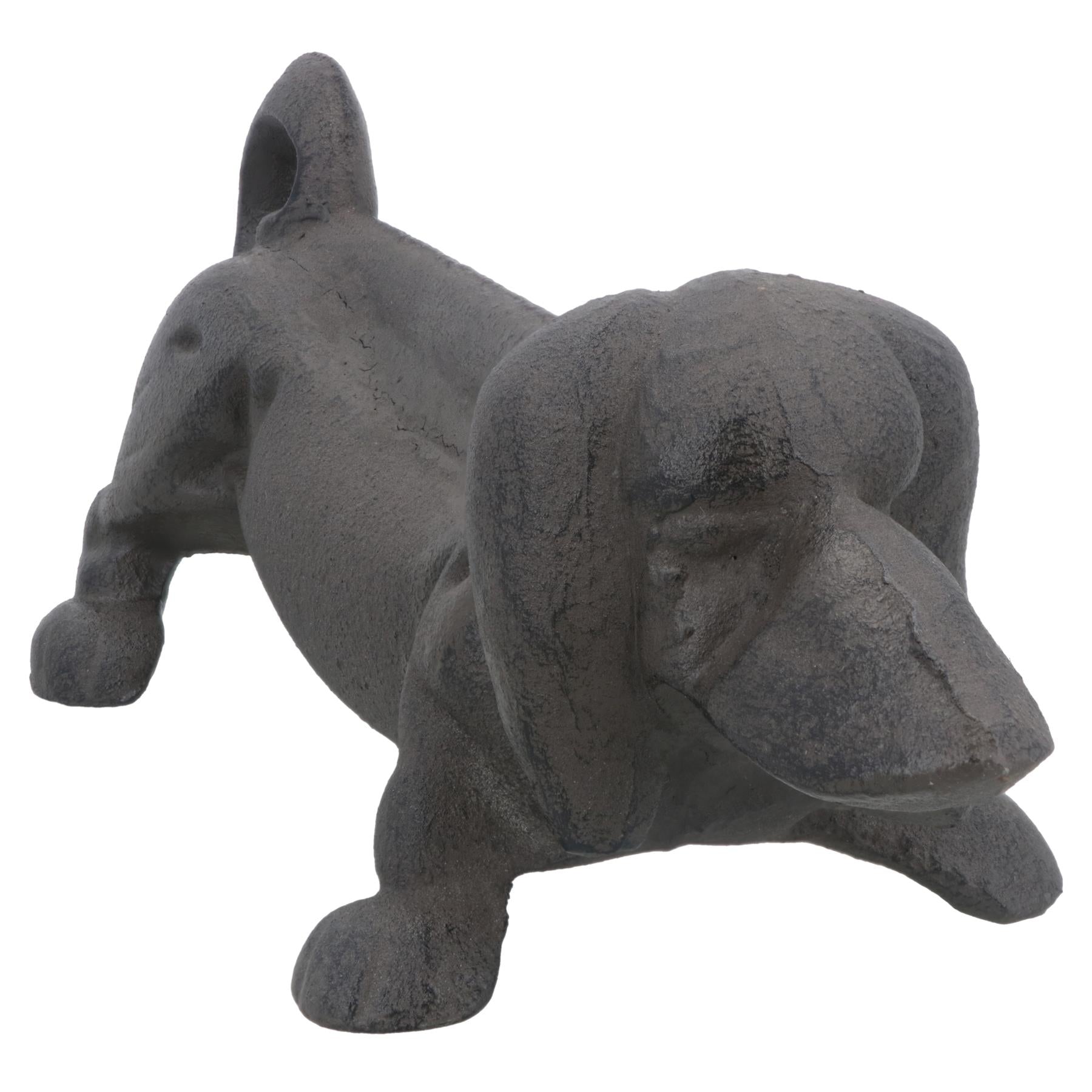 Grattoir à bottes pour teckel, butée de porte pour chien, coin en fonte pour boue, maison pour animaux