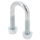 M8 Round Bend U Bolt 21mm x 50mm Width x Length Pipe Clamp Fixing