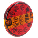 Round LED Truck Tail Light Lamp for Trailers Caravans 12v or 24v 2 Pack