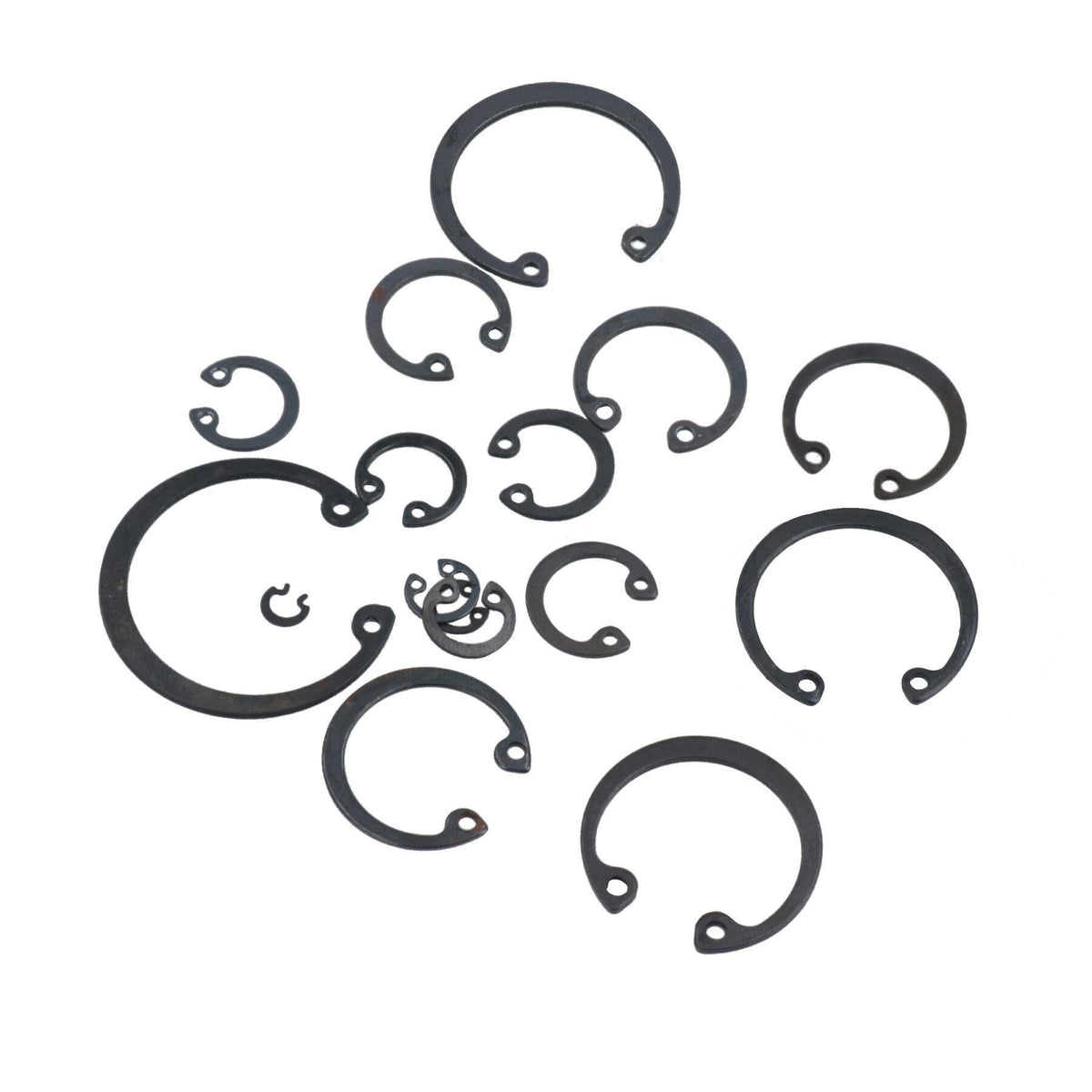 Assortiment de circlips externes / anneaux de retenue à pression 300 pièces AST01