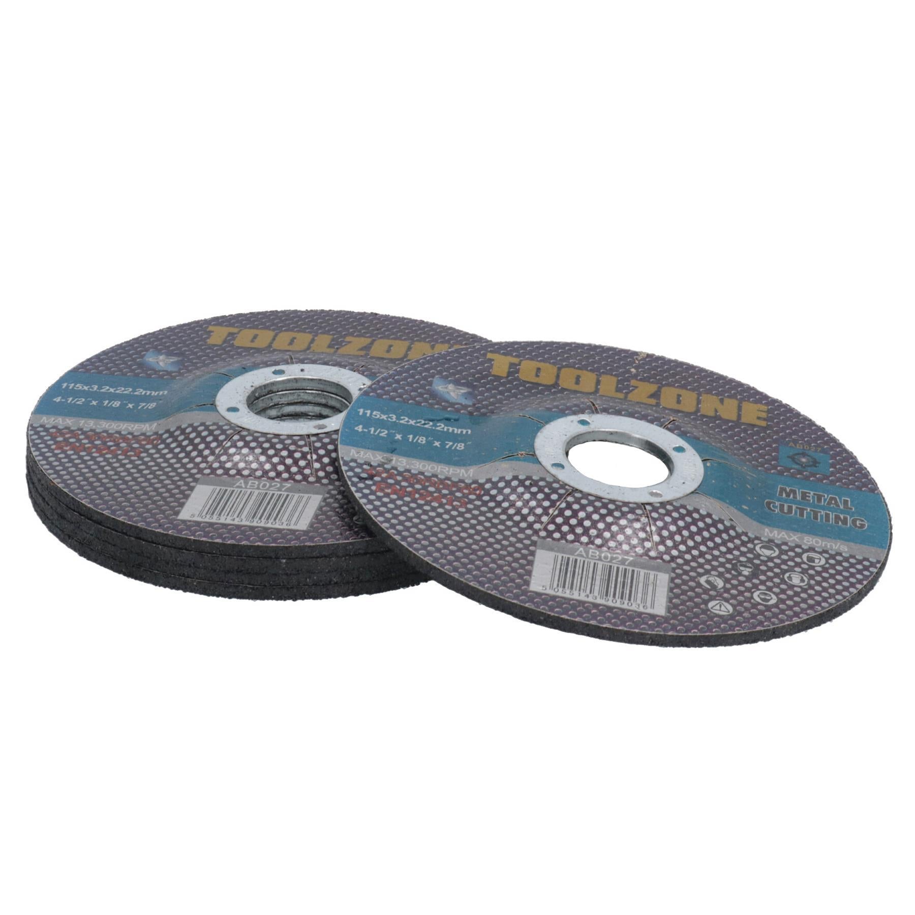 Cutting Discs 4 1/2" (115mm) Angle Grinder Air Cut Off 3.2mm Thick 20 PACK TE251