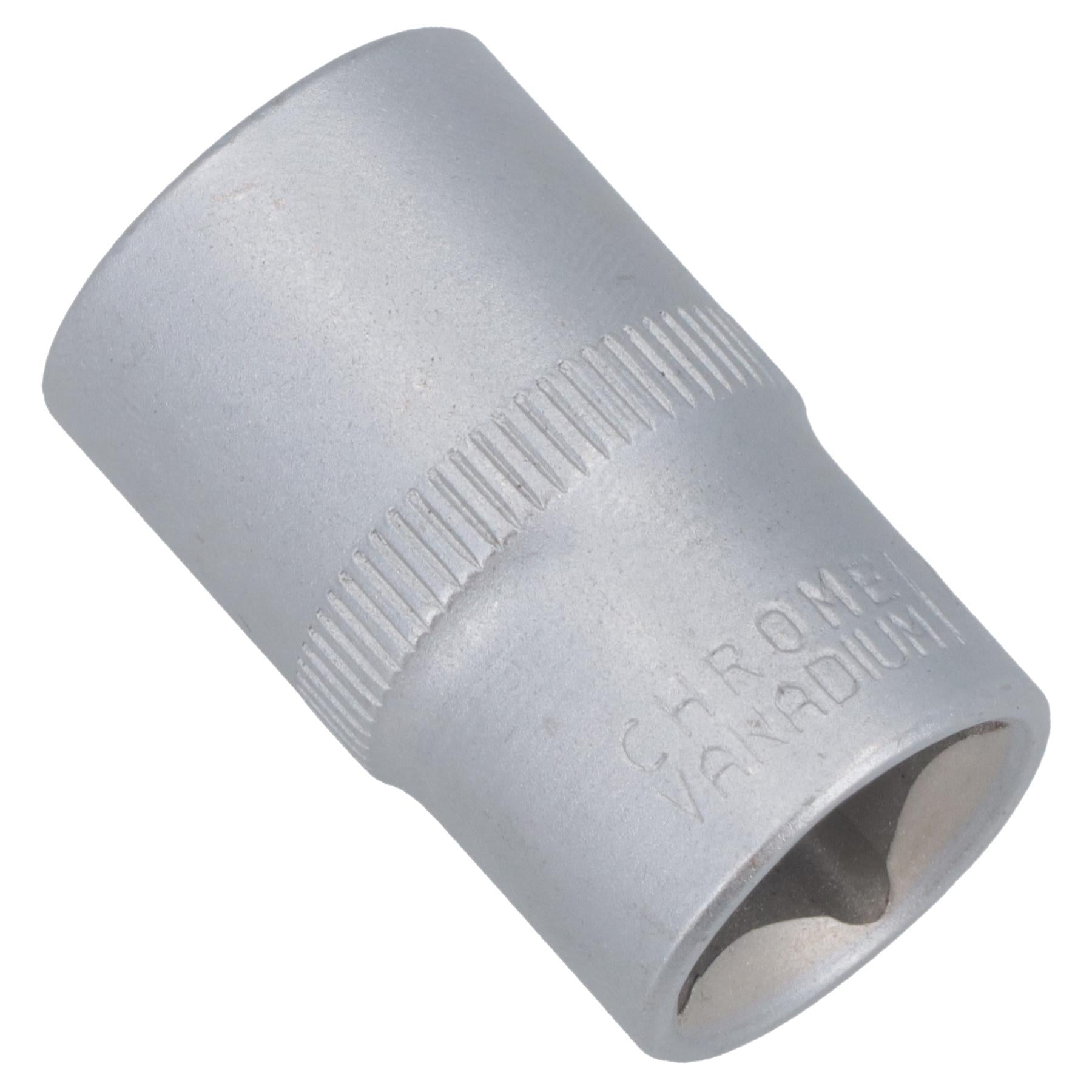 Douille à 6 pans 17 mm 1/2" Super Lock métrique peu profonde CRV à poignée moletée TE798
