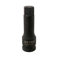 5/8" Deep Impact Hex Bit Socket 1/2" Drive 76mm Length Chrome Molybdenum Steel