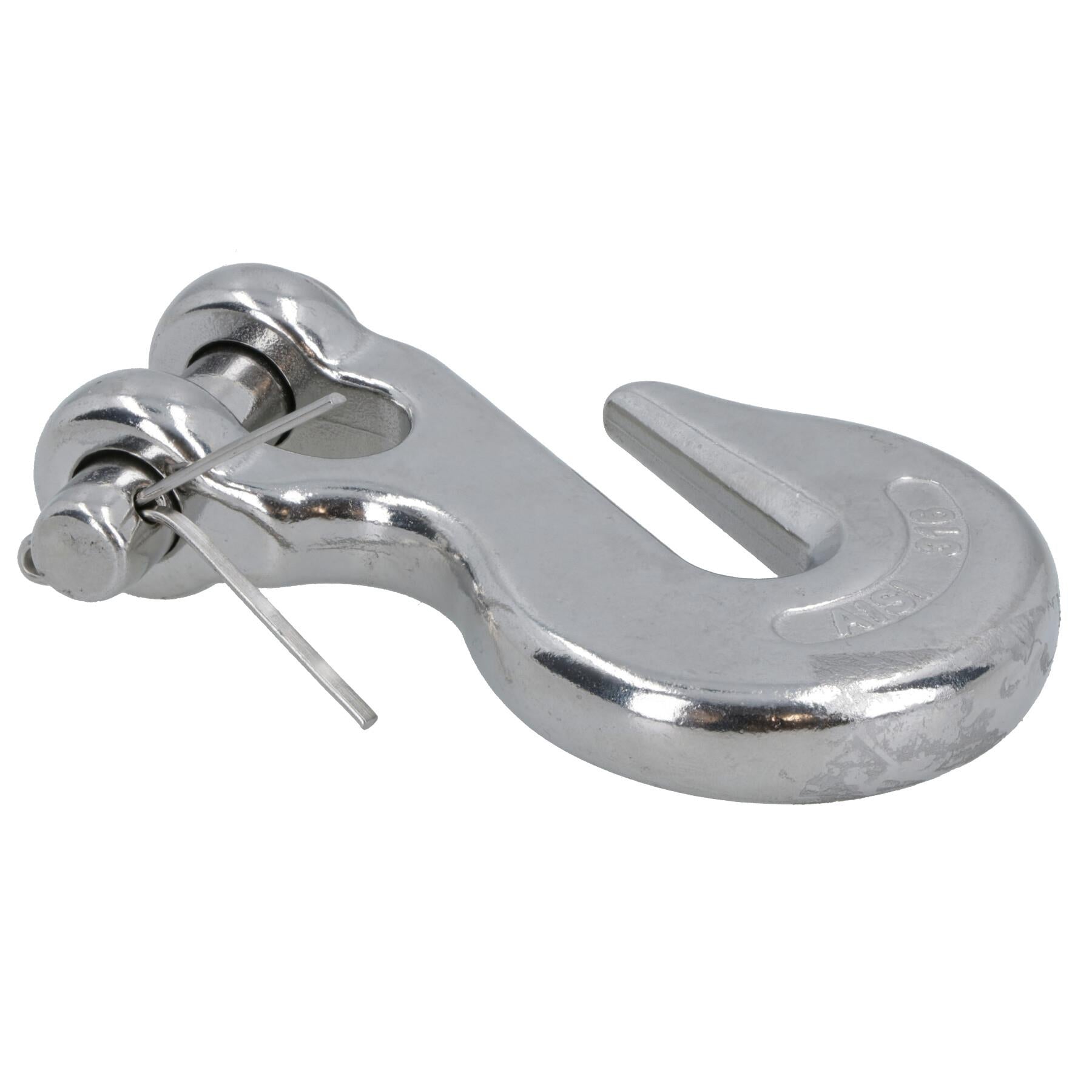 Clevis End Grab Hook Stainless Steel for 8mm (5/16in) Chain Lifting 1000kg