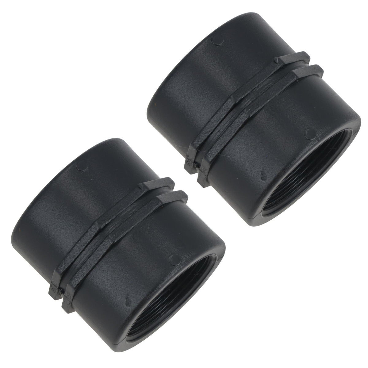 Polypropylene PP Female Threaded Pipe Fitting Sockets 1-1/4in – 1-1/4in BSP