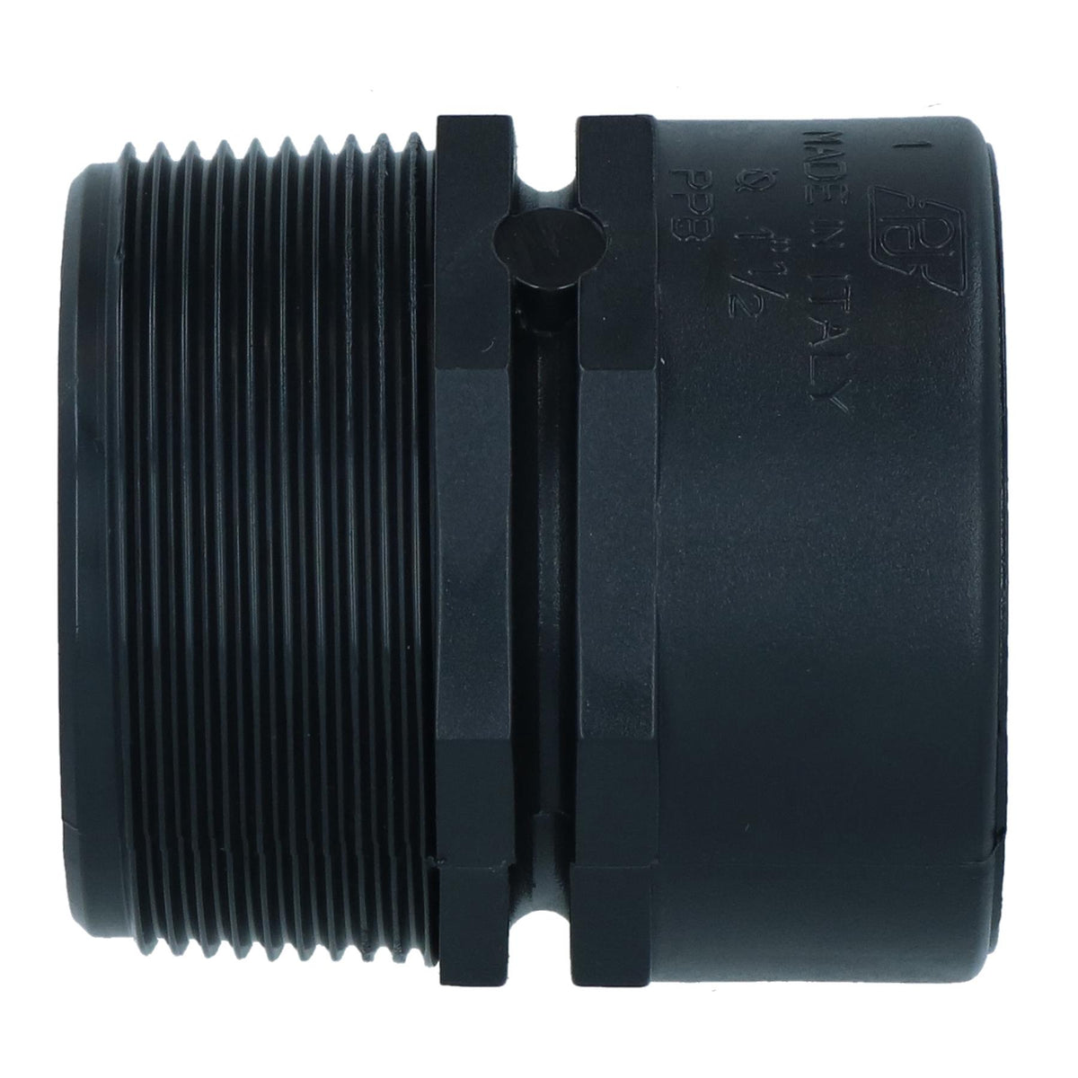 Polypropylene PP Threaded Reducing Socket Male – Female 2in – 1-1/2in BSP