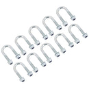 M8 Round Bend U Bolt 21mm x 50mm Width x Length Pipe Clamp Fixing