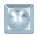 Metal Fence Post Caps Round / Ball 75mm x 75mm Protector Cover Silver