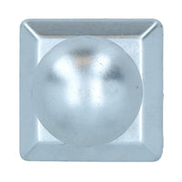 Metal Fence Post Caps Round / Ball 75mm x 75mm Protector Cover Silver