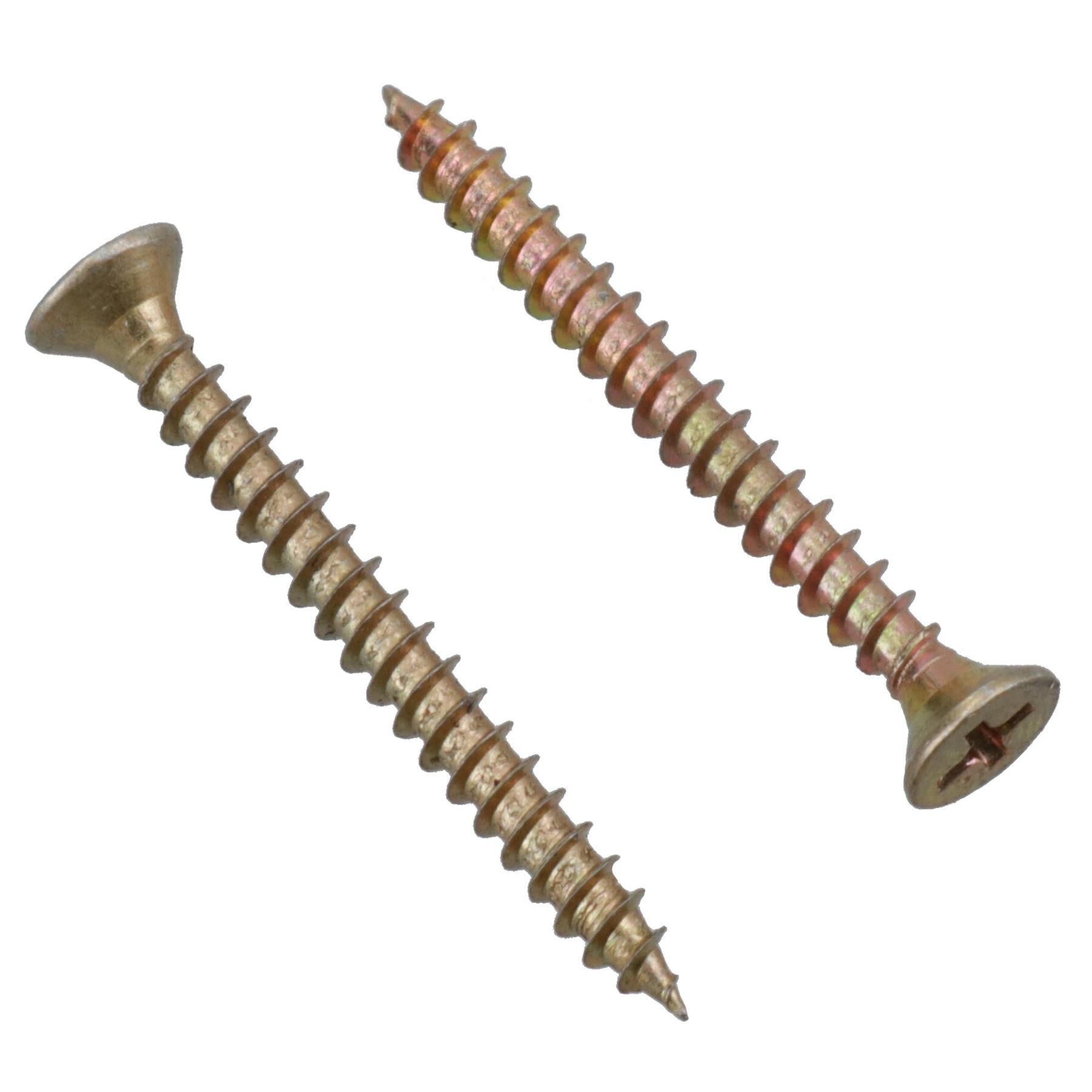 Countersunk Multi Purpose Chipboard Wood Timber Screws 40mm Long Pozi