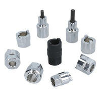 Strut Nut and Strut Nut Hub Clamp Set For Damper Shafts Refit Spreader 9pc Set