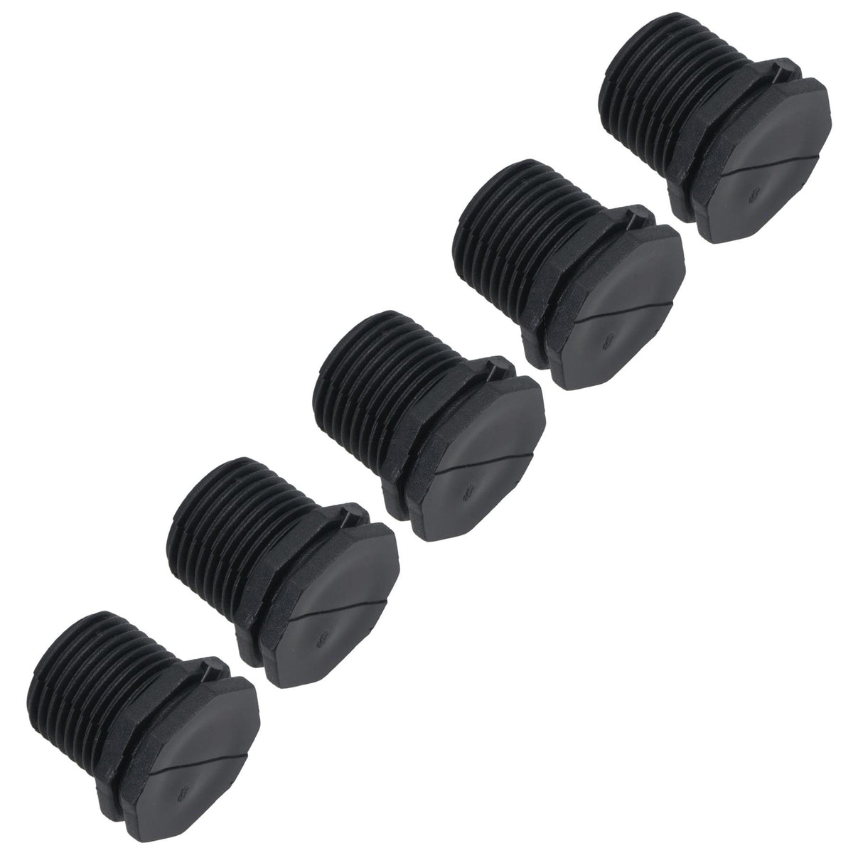 Polypropylene PP 1/2in BSP Thread Male Threaded Blanking Plug End Cap