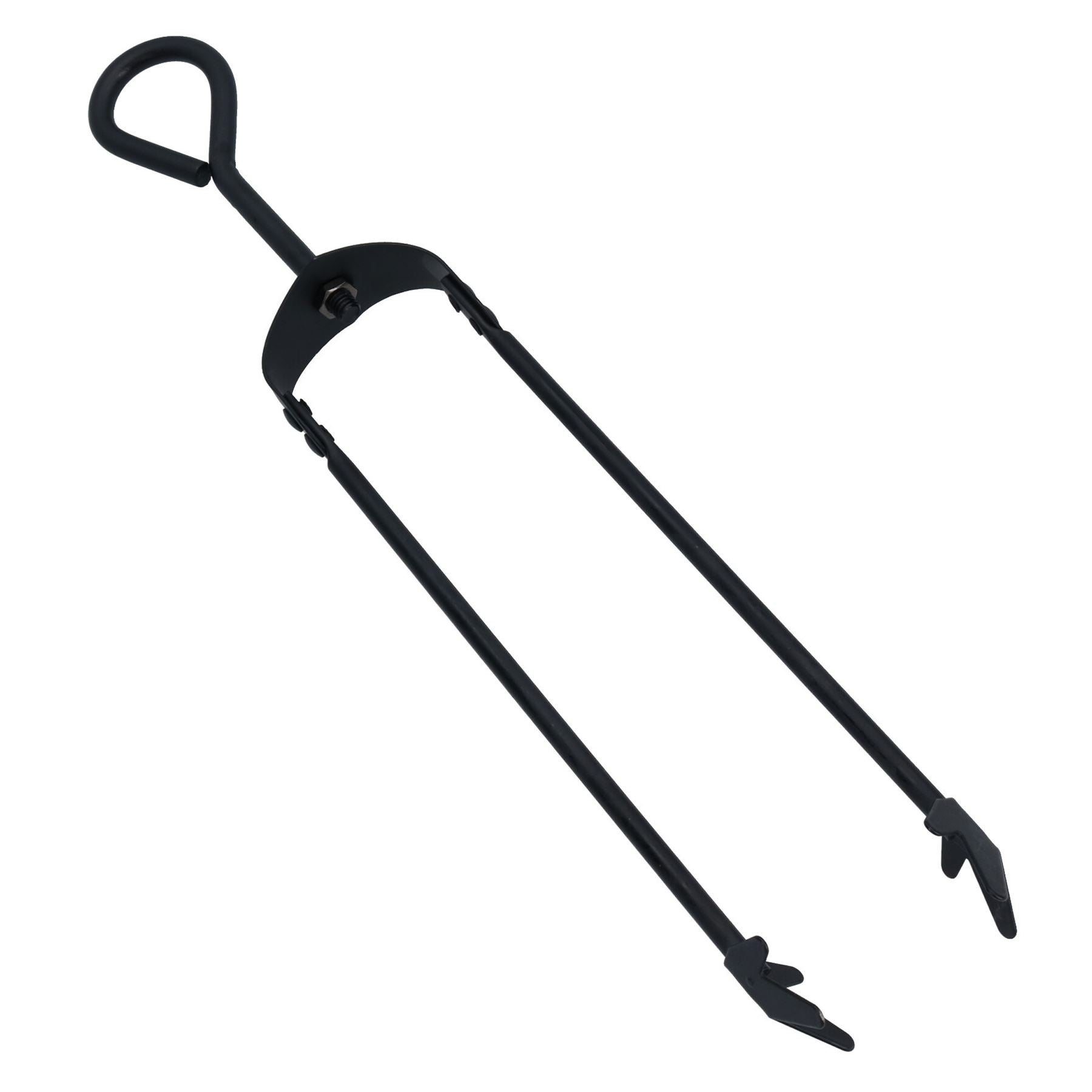 18" Loop Brush, Shovel & Tongs Fire Coal Wood Log Burner Steel Metal 450mm