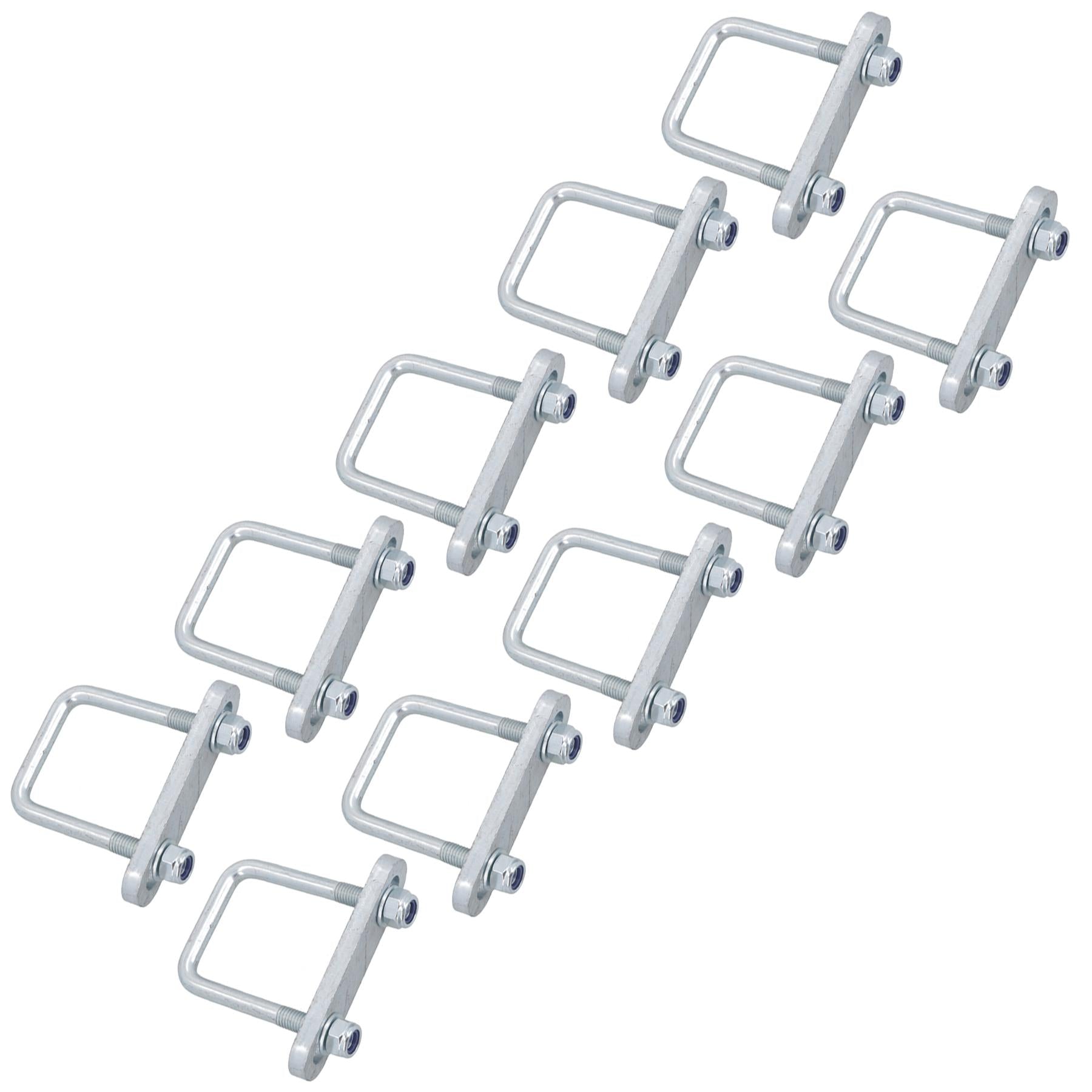 M12 U-Bolt 63mm x 100mm High Tensile With Plate for Boat Trailers