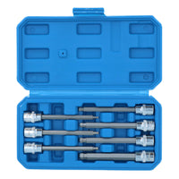 7pc 3/8" Drive Ball Ended Metric Extra Long Allen Hex Keys 3 - 10mm Bit Sockets