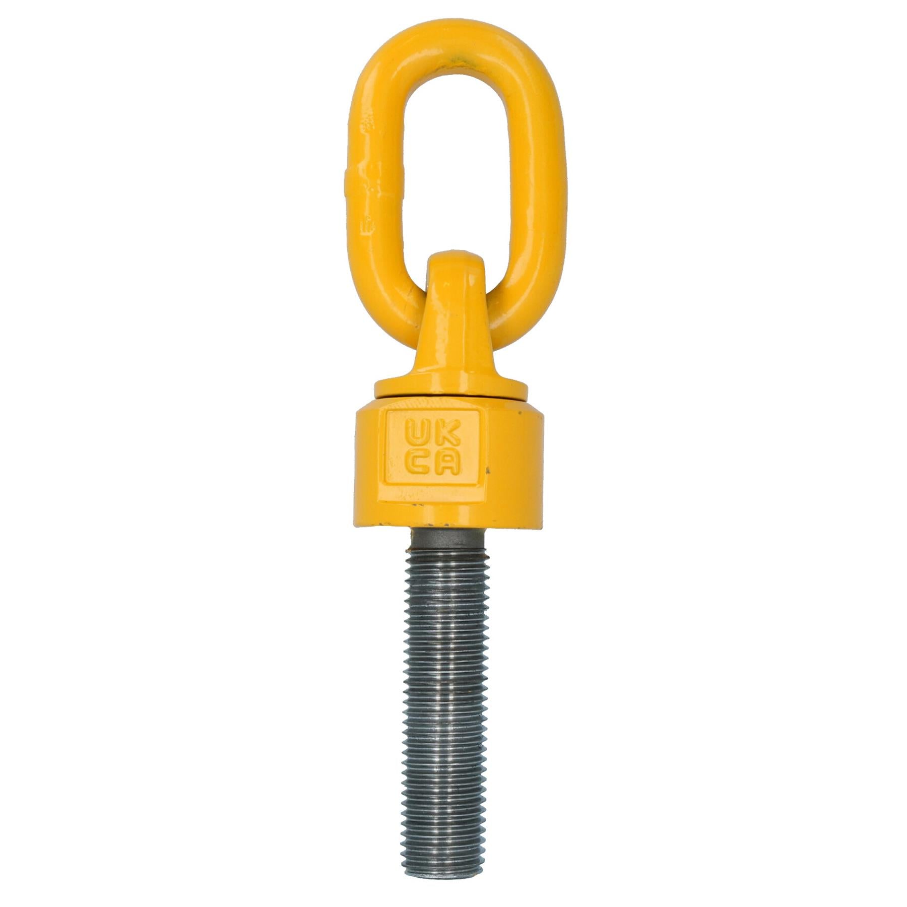 M24 x 120mm Swivel Rotating Lifting Point Eye Bolt With Ring 3.15 Ton Capacity