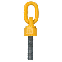 M24 x 120mm Swivel Rotating Lifting Point Eye Bolt With Ring 3.15 Ton Capacity