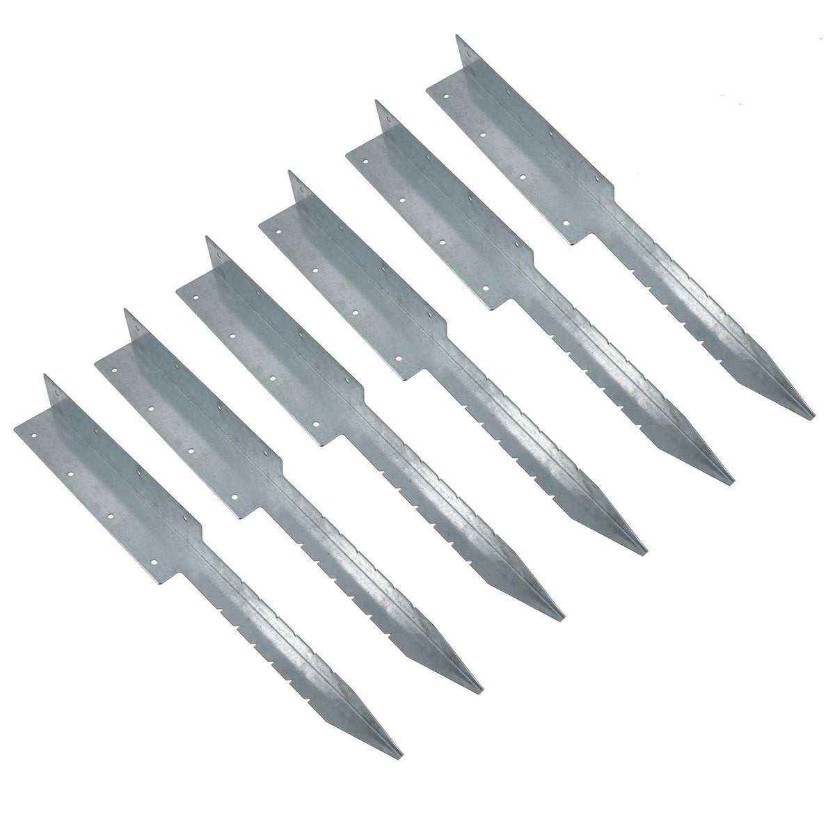 Garden Double Sleeper Corner Support Galvanised Stake Spike 670mm Long