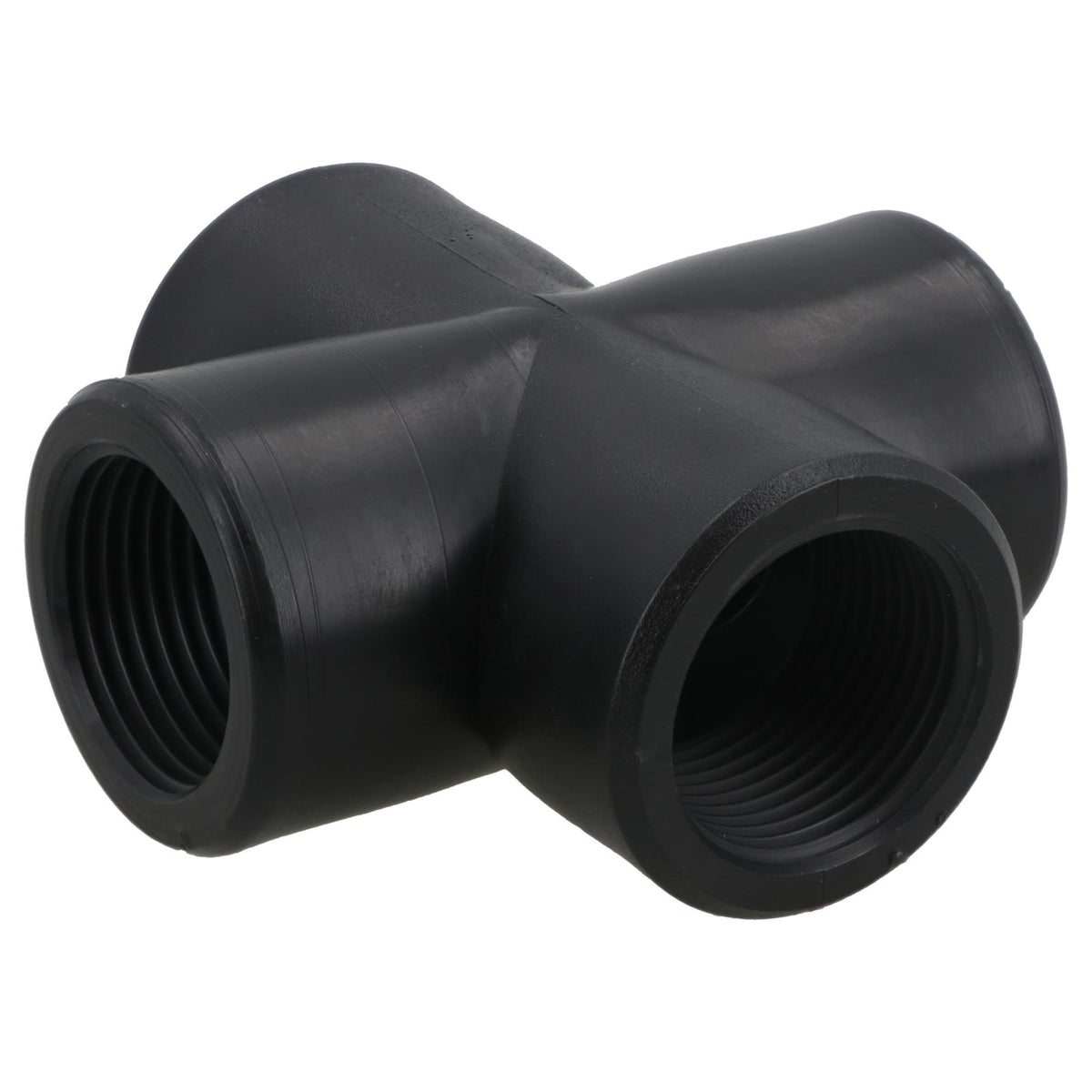 Polypropylene PP 3/4in BSP Female Threaded Cross Way Tee Piece 4 Way
