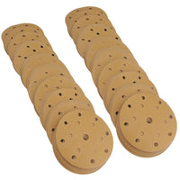 150mm Sanding Discs Aluminium Oxide Abrasive 500 Grit 15 Hole Hook + Loop