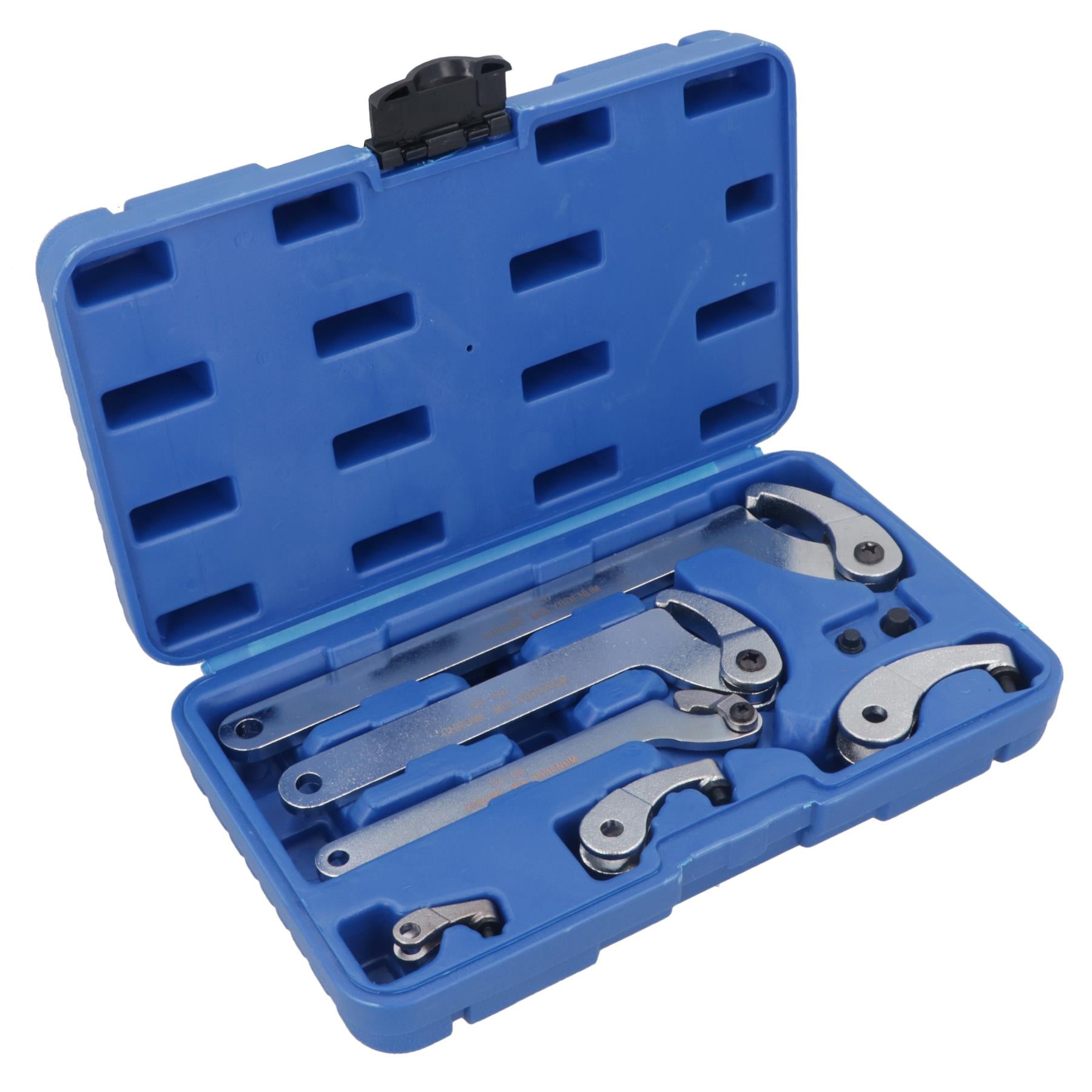 Adjustable Hook And Pin Wrench Spanners C Spanner 35mm - 120mm 6pc Set