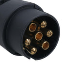 12N 7 Pin Plug Plastic Car Trailer Caravan Electrical Wiring Lights Connector
