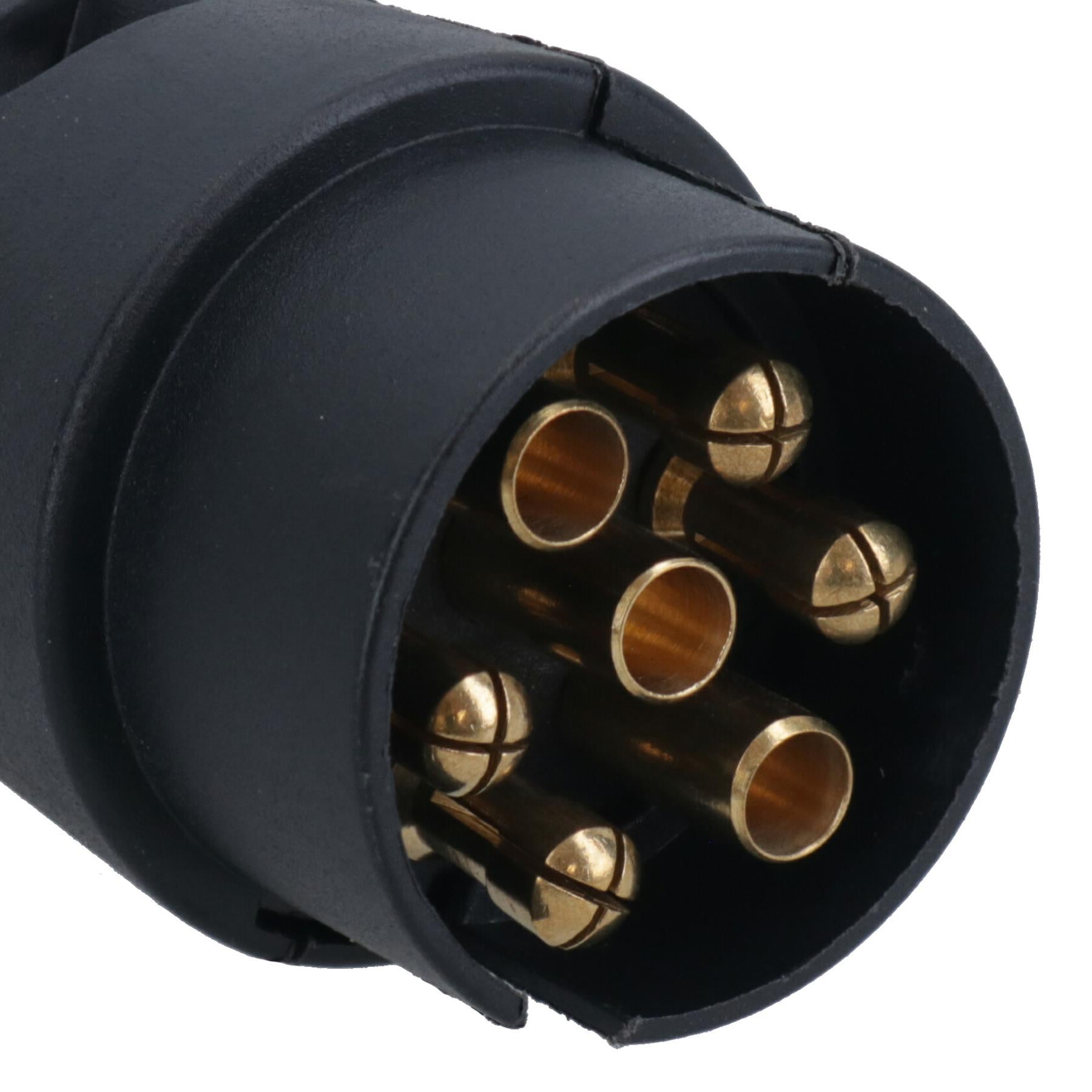 12N 7 Pin Plug Plastic Car Trailer Caravan Electrical Wiring Lights Connector