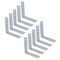 Timber Joist Angle Bracket Fastening Plate Galvanised Steel 200 x 200 x 50mm