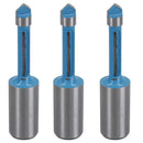 3 Pack TCT Panel Pilot Router Bit Cutting Tool 6.35mm D 45 Degree 1/2" Shank