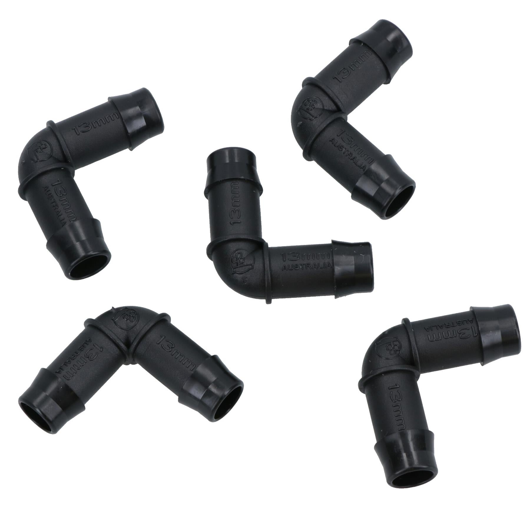 Hozelock 90 Degree Elbow Connectors for 13mm Micro Irrigation Watering Pipe