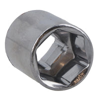 Flacher Steckschlüsselsatz 3/8" und 1/4" Dr. Metrisch und Imperial, 40-teilig, Ratschenschlüssel TE416