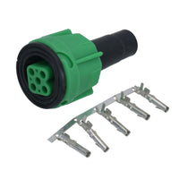 Trailer Light Green Radex 5 Pin Plug Kit Connector Replacement End Loom Repair