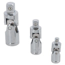 1/4" 3/8" And 1/2" Drive Universal Joint UJ Wobble Angle Extension Bergen