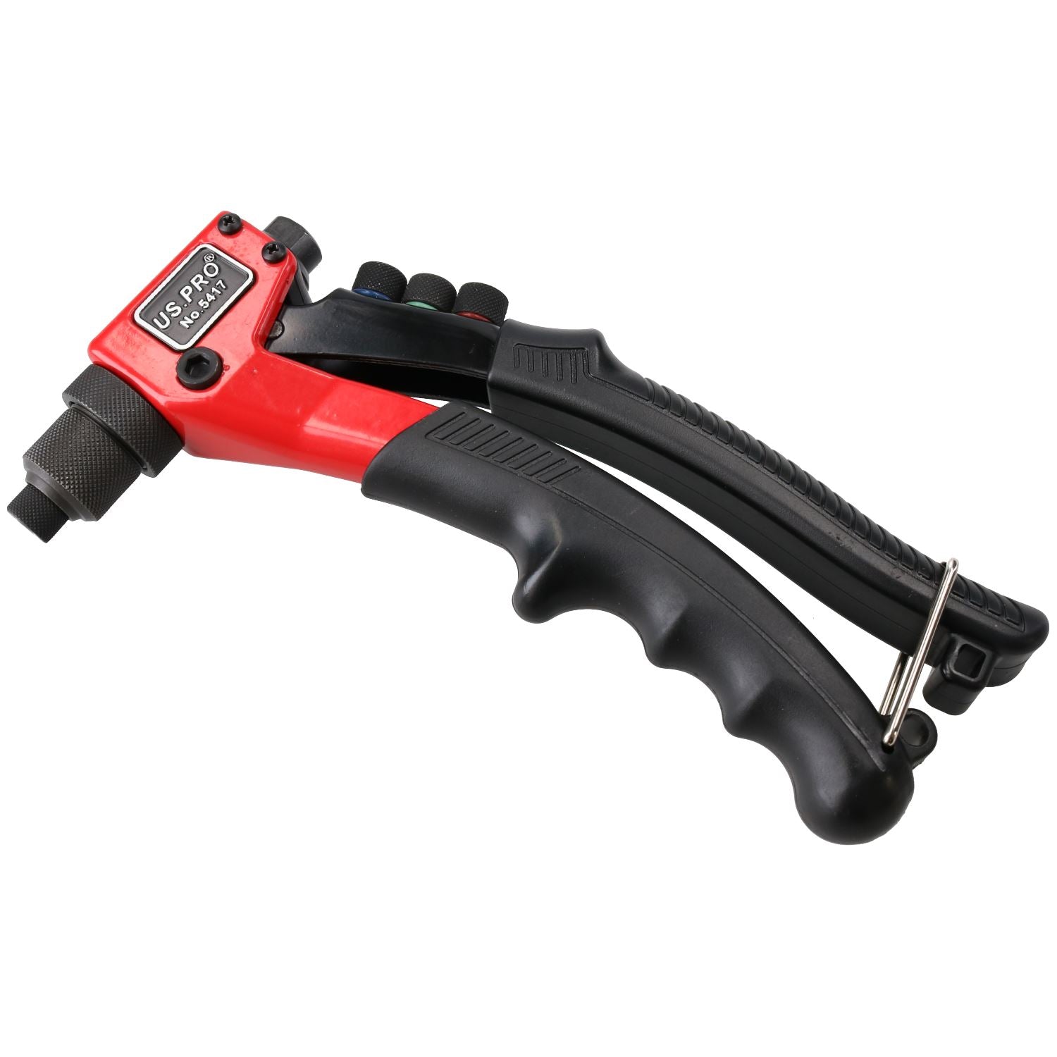 Single Hand Compact Pot Pop Riveter Rivet Tool 2.4mm - 4.8mm + 320 Alu ...