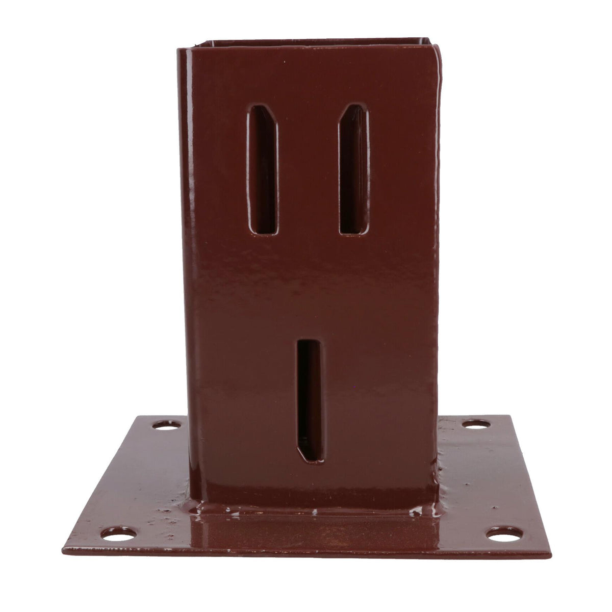 Easy Grip Fence Post Bolt Down Shoe Holder Support Clamp 75mm x 75mm