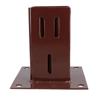 Easy Grip Fence Post Bolt Down Shoe Holder Support Clamp 75mm x 75mm
